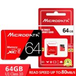 MICRODATA 64 GB High Speed ​​U3 Rot und Schwarz TF (Micro SD) Speicherkarte – Bild 4