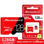 MICRODATA 128 GB Hochgeschwindigkeits-U3-Rot- und Schwarz-TF-Speicherkarte (Micro SD) – Bild 4