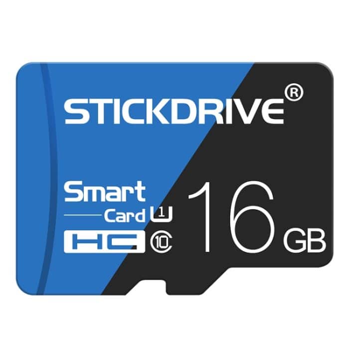 STICKDRIVE 16 GB Hochgeschwindigkeits-U1-Speicherkarte in Blau und Schwarz TF (Micro SD) – Bild 2