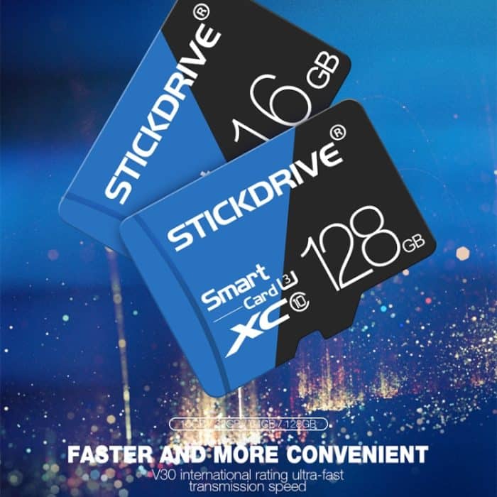 STICKDRIVE 16 GB Hochgeschwindigkeits-U1-Speicherkarte in Blau und Schwarz TF (Micro SD) – Bild 9