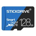 STICKDRIVE 128 GB Hochgeschwindigkeits-U3-Speicherkarte in Blau und Schwarz (Micro SD)