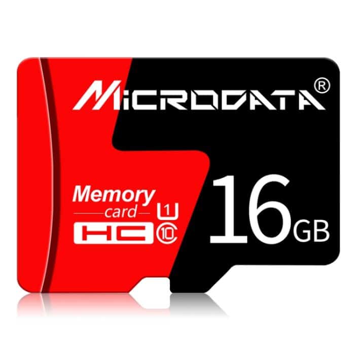 MICRODATA 16 GB U1 Rot und Schwarz TF (Micro SD) Speicherkarte – Bild 2