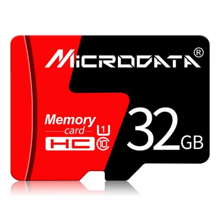 MC5765.jpg MICRODATA 32 GB U1 Rot und Schwarz TF (Micro SD) Speicherkarte – Bild 1