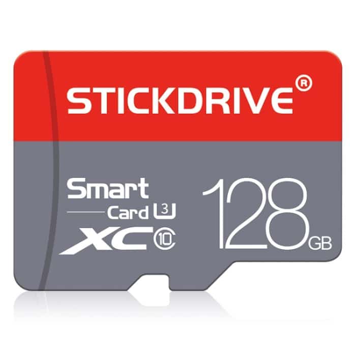 STICKDRIVE 128 GB U3 Rot und Grau TF (Micro SD) Speicherkarte – Bild 2
