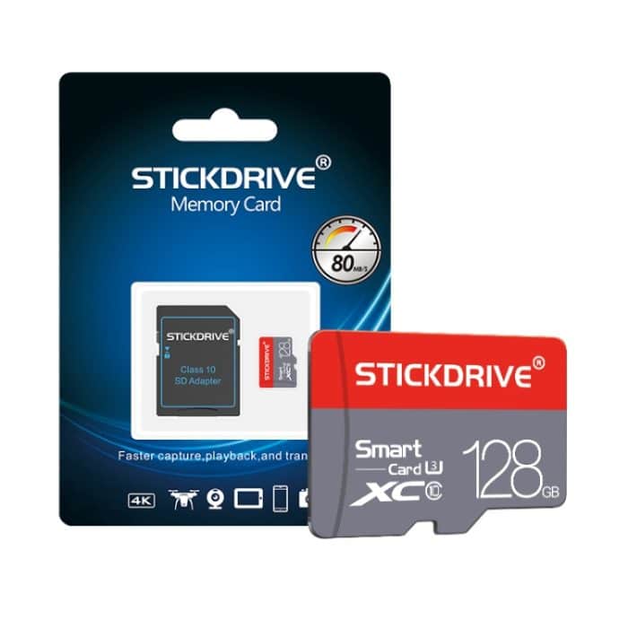 STICKDRIVE 128 GB U3 Rot und Grau TF (Micro SD) Speicherkarte – Bild 8