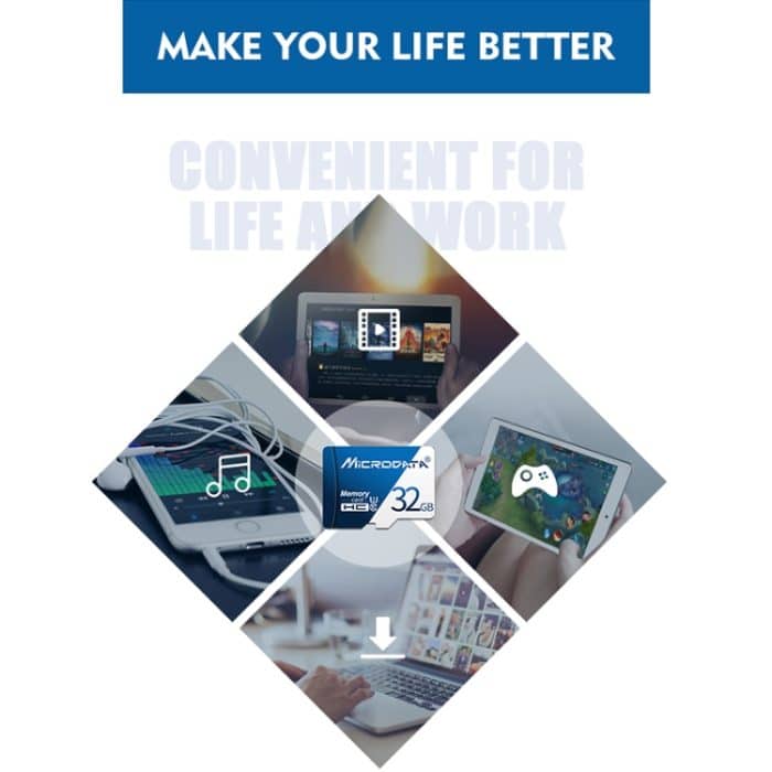 MICRODATA 128 GB U3 Blau-Weiß-TF-Speicherkarte (Micro SD) – Bild 8