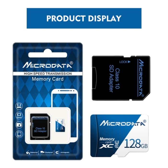 MICRODATA 128 GB U3 Blau-Weiß-TF-Speicherkarte (Micro SD) – Bild 9