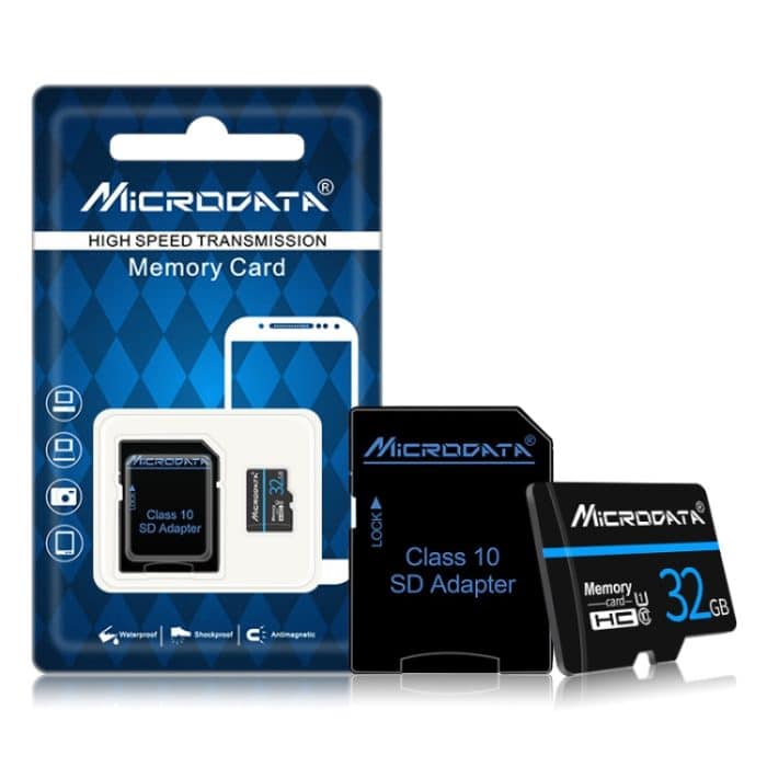MICRODATA 32 GB U1 Blue Line und Black TF (Micro SD) Speicherkarte – Bild 6