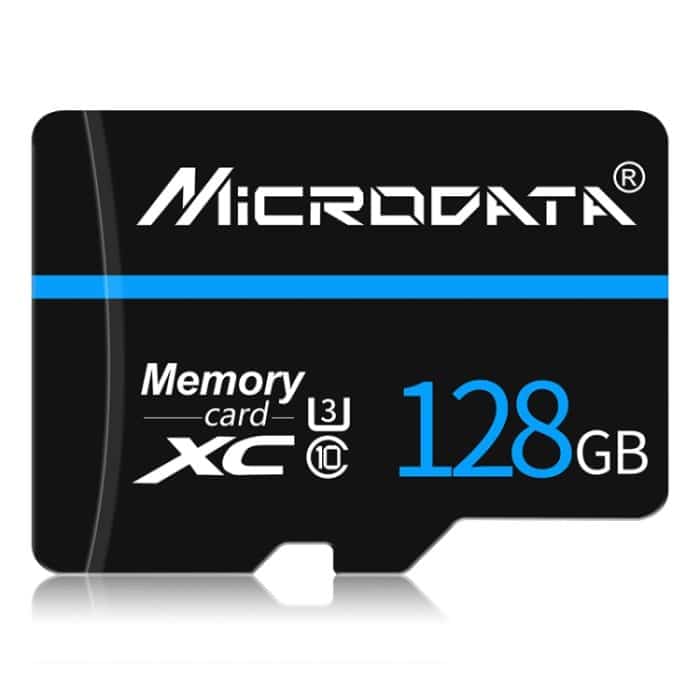 MC5794.jpg MICRODATA 128 GB U3 Blue Line und Black TF (Micro SD) Speicherkarte – Bild 1
