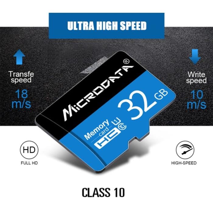 MICRODATA 16 GB U1 Blau und Schwarz TF (Micro SD) Speicherkarte – Bild 6