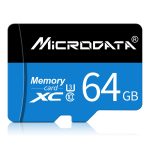MICRODATA 64 GB U3 Blau und Schwarz TF (Micro SD) Speicherkarte – Bild 2