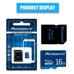 MICRODATA 16 GB U1 Blue TF (Micro SD) Speicherkarte – Bild 5