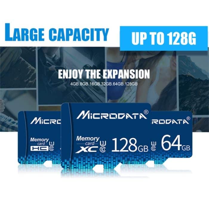MICRODATA 64 GB U3 Blue TF (Micro SD) Speicherkarte – Bild 7