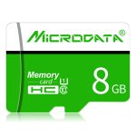 MICRODATA 8 GB U1 Grün-Weiß-TF-Speicherkarte (Micro SD)