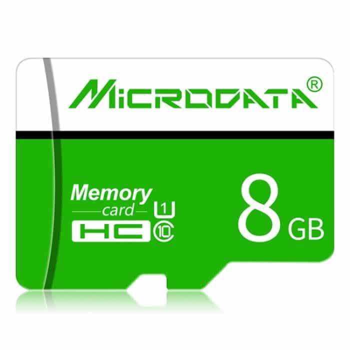 MICRODATA 8 GB U1 Grün-Weiß-TF-Speicherkarte (Micro SD) – Bild 2