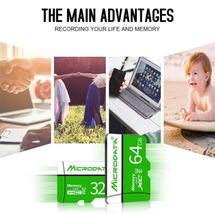 MICRODATA 32 GB U1 Grün-Weiß-TF-Speicherkarte (Micro SD) – Bild 6