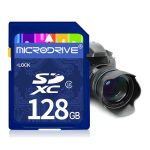 Microdrive 128 GB Hochgeschwindigkeits-SD-Speicherkarte der Klasse 10 für alle digitalen Geräte mit SD-Kartensteckplatz