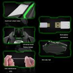 GK Desktop 3,5 mm kabelgebundenes Dual-Mic-Kondensatormikrofon, kompatibel mit PC/Mac für Live-Übertragung, Show, KTV usw., GK  3.5mm Port/Green, GK  3.5mm Port/Red, GK  3.5mm Port/White – Bild 4