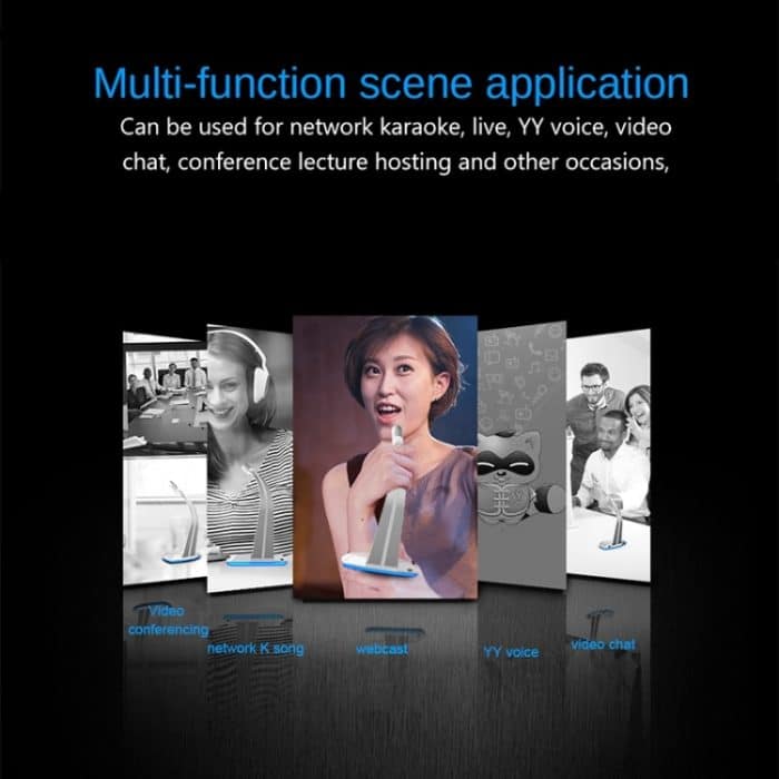 Kompatibel mit PC/Mac für Live-Übertragungen, Shows, KTV usw, K3 3.5mm Port – Bild 6