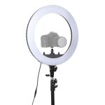 18 Zoll 55 W Dimmbare Ankerfotografie mit zwei Geschwindigkeiten Selbstauslöser-LED-Ring Fülllicht mit Stativ