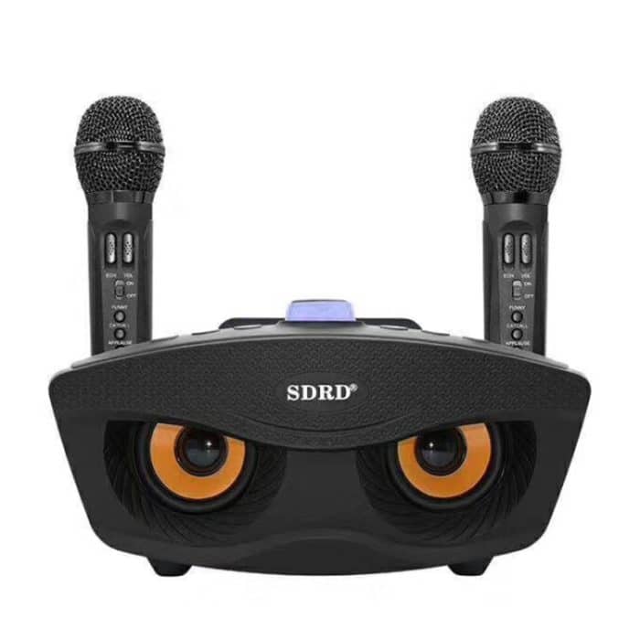 SD-306 2 in 1 Family KTV Tragbares kabelloses Live-Dual-Mikrofon + Bluetooth-Lautsprecher, SD-306(Black), SD-306(Pink), SD-306(Gold) – Bild 1