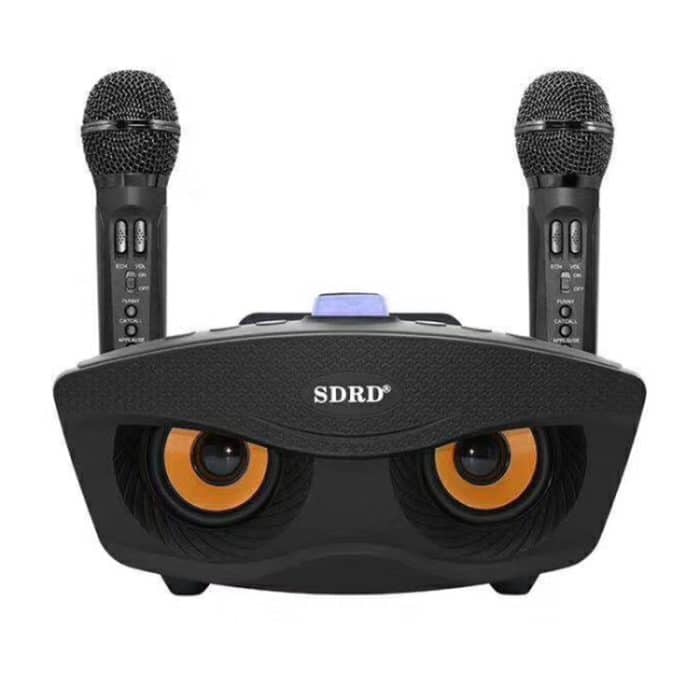 SD-306 2 in 1 Family KTV Tragbares kabelloses Live-Dual-Mikrofon + Bluetooth-Lautsprecher, SD-306(Black), SD-306(Pink), SD-306(Gold) – Bild 2
