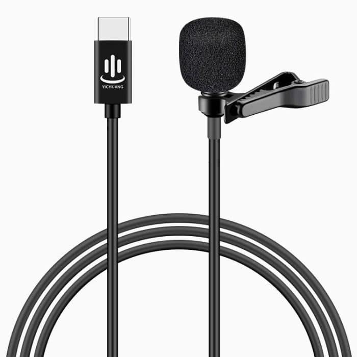 YICHUANG YC-LM10 USB-C / Typ C Intelligentes Rauschunterdrückungskondensator-Lavaliermikrofon, Kabellänge: 1,5 m – Bild 1