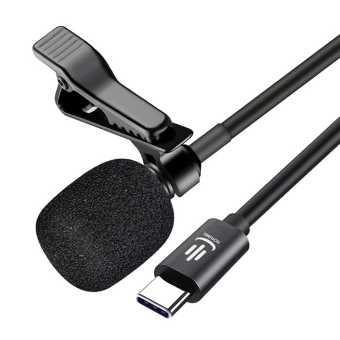 YICHUANG YC-LM10 USB-C / Typ C Intelligentes Rauschunterdrückungskondensator-Lavaliermikrofon, Kabellänge: 1,5 m – Bild 3
