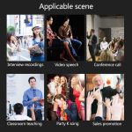 YICHUANG YC-LM10II 8-poliger Anschluss Intelligentes Rauschunterdrückungskondensator-Lavaliermikrofon, Kabellänge: 1,5 m – Bild 13