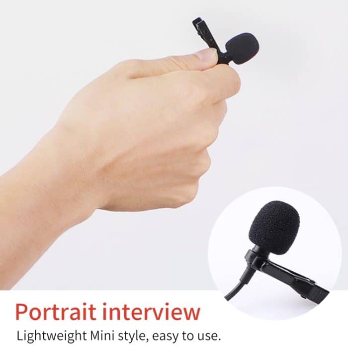 YICHUANG YC-LM10II 8-poliger Anschluss Intelligentes Rauschunterdrückungskondensator-Lavaliermikrofon, Kabellänge: 1,5 m – Bild 6