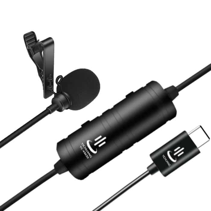 YICHUANG YC-VM30 USB-C / Typ C Dual-Modi Lavalier-Aufnahmemikrofon, Kabellänge: 6 m – Bild 3