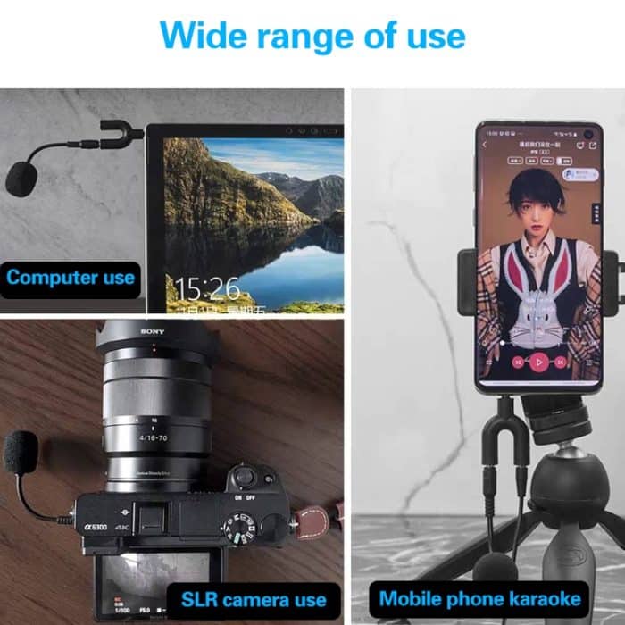 ZJ002MR-01 Mono 3,5-mm-Stecker Bluetooth Wireless Interpreter Tour Guide Megaphon Gerades Mikrofon – Bild 5