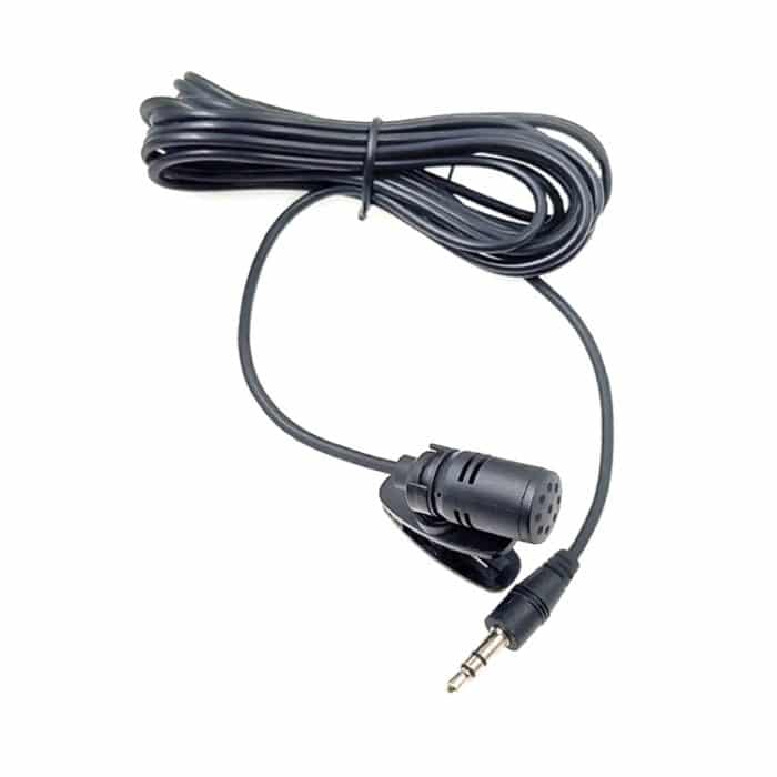 ZJ002MR Stereo 2,5 mm Straight Plug Auto Sonnenblende Wireless Interpreter Reiseleiter Megaphon Lavalier Kabelmikrofon, Länge: 3 m – Bild 3