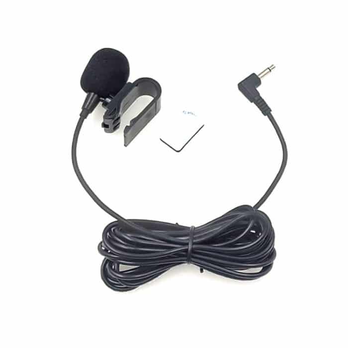 ZJ025MR Aufsteckbares Lavalier-Monomikrofon zum Aufstecken von GPS / Bluetooth-fähigen Audio-DVD-Außenmikrofonen für Autos, Kabellänge: 3 m, 90-Grad-Winkel 2,5-mm-Buchse – Bild 1