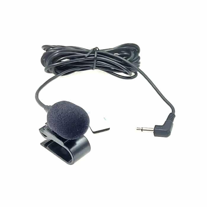 ZJ025MR Aufsteckbares Lavalier-Monomikrofon zum Aufstecken von GPS / Bluetooth-fähigen Audio-DVD-Außenmikrofonen für Autos, Kabellänge: 3 m, 90-Grad-Winkel 2,5-mm-Buchse – Bild 2