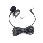 ZJ025MR Aufsteckbares Lavalier-Monomikrofon zum Aufstecken für GPS / Bluetooth-fähiges Audio-DVD-Außenmikrofon, Kabellänge: 3 m, 90-Grad-Winkel 3,5-mm-Buchse