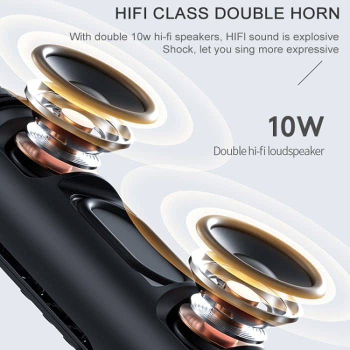 K1 Bluetooth 4.2 Karaoke Live Stereo Sound Drahtloses Bluetooth-Mikrofon – Bild 6