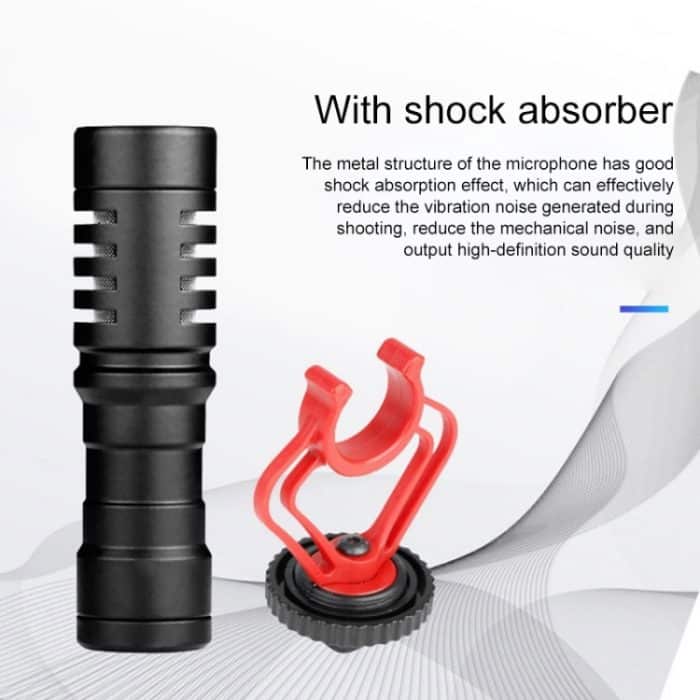 MM1 Live-Aufnahme-Interview, intelligentes Kondensatormikrofon mit Rauschunterdrückung für Mobiltelefone/Spiegelreflexkameras/Camcorder, MM1 – Bild 4