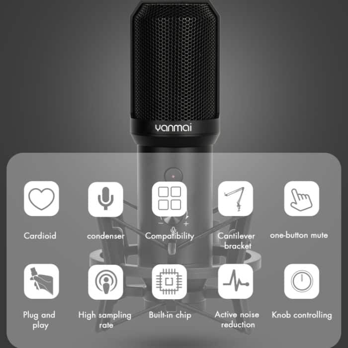Yanmai Q10B USB-Mikrofon-Kit – Bild 6