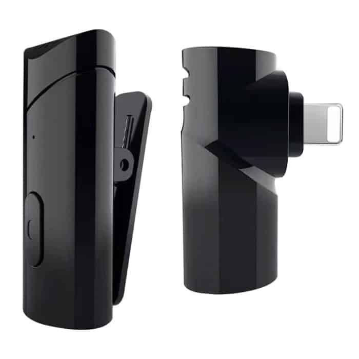 MY-M6 8 Pin-Port Portable Smart Rauschreduzierung 2.4GHz Wireless-Mikrofon mit Clip – Bild 2