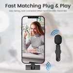 EP033T USB-C / Typ-C-Schnittstelle Lavalier Wireless Funkmikrofon – Bild 3