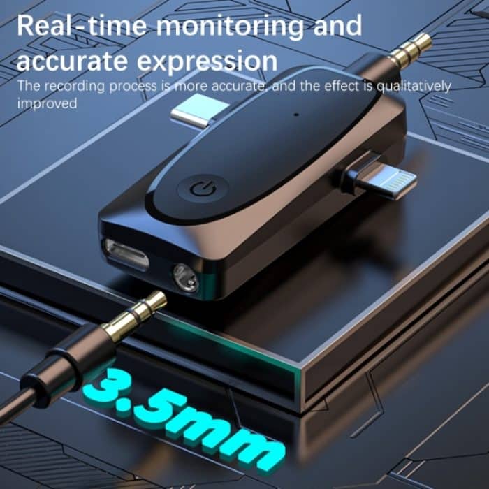 AP003 Mini Smart Noise Reduction Wireless Lavalier-Mikrofon, One by One – Bild 5