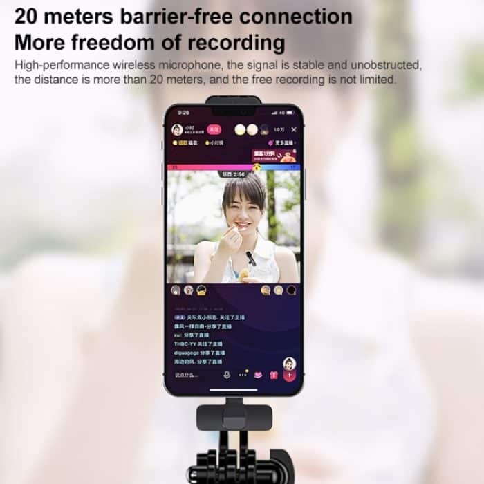 LT07 8 Pin-Schnittstelle Mini Wireless Lavalier-Mikrofon – Bild 6