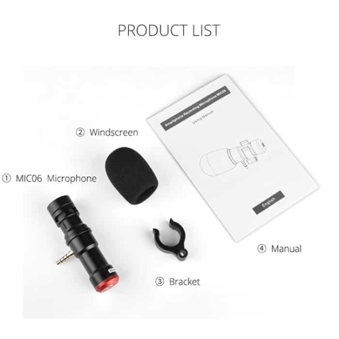 YELANGU MIC06 Live-Übertragung Smartphone-Aufnahmemikrofon, MIC06 – Bild 8