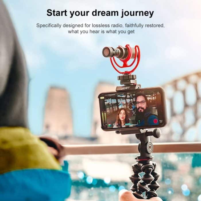 M30 Tragbares kabelgebundenes Kondensator-Schrotflintenmikrofon Reise-Vlog-Record-Studio-Video für Kamerahandy – Bild 3