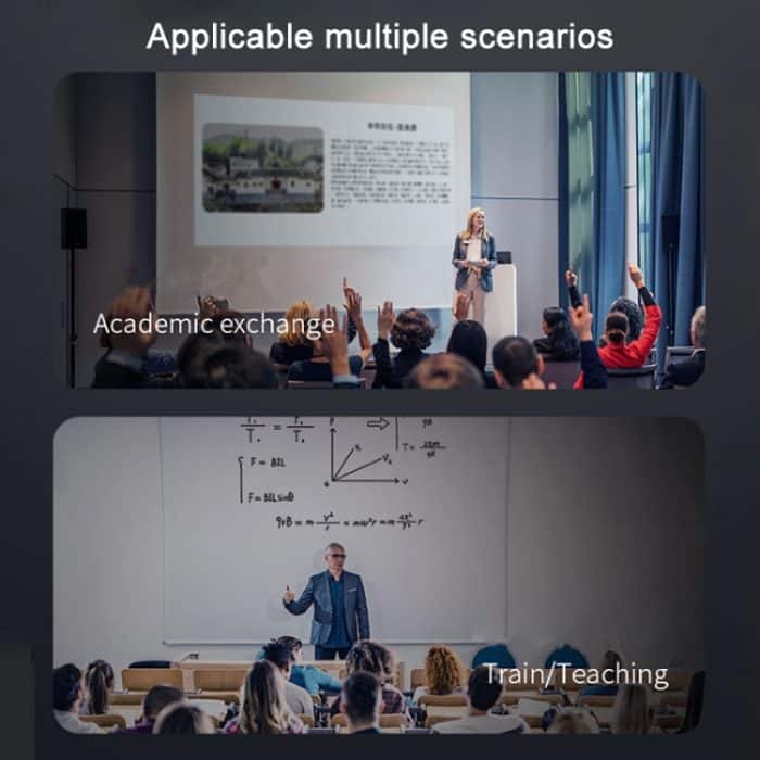 ASiNG WM03 2,4 G kabelloses Mikrofon, Headset-Mikrofon, Bluetooth-Lautsprecher-Set, WM03 Black, WM03 White – Bild 10