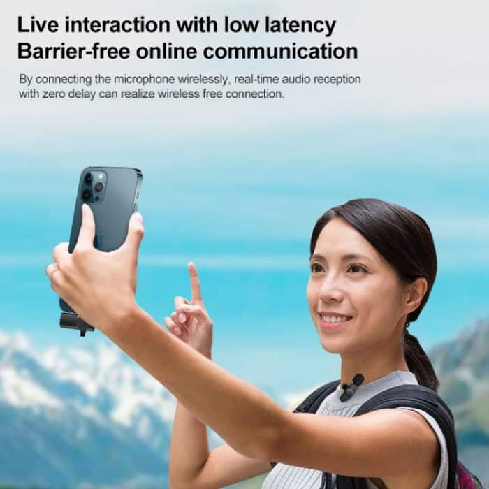 AP031-2 3-in-1-Lavalier-Funkmikrofon mit Rauschunterdrückung und Mikrofon – Bild 4