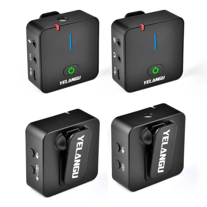 YELANGU MX5S 2.4G Live Broadcast Interview Drahtloses Aufnahmekameramikrofon, 1 Empfänger zu 2 Sendern, 1 Receiver to 2 Transmitter – Bild 5