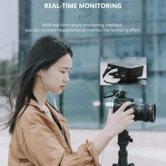 YELANGU MX5S 2.4G Live Broadcast Interview Drahtloses Aufnahmekameramikrofon, 1 Empfänger zu 2 Sendern, 1 Receiver to 2 Transmitter – Bild 15