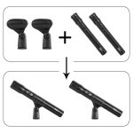 XTUGA MI7-G 7-teiliges kabelgebundenes dynamisches Drum-Mikrofon-Set, Kick-Bass-Tom/Snare-Becken-Mikrofon-Set – Bild 3